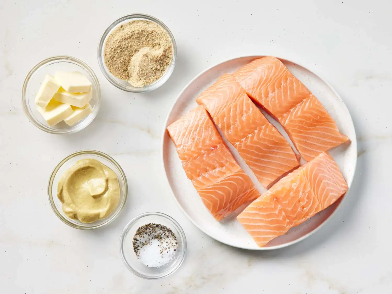 Baked Salmon Fillets Dijon Recipe