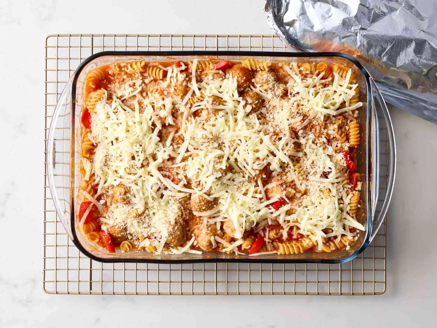 Dump and Bake Meatball Casserole Recipe