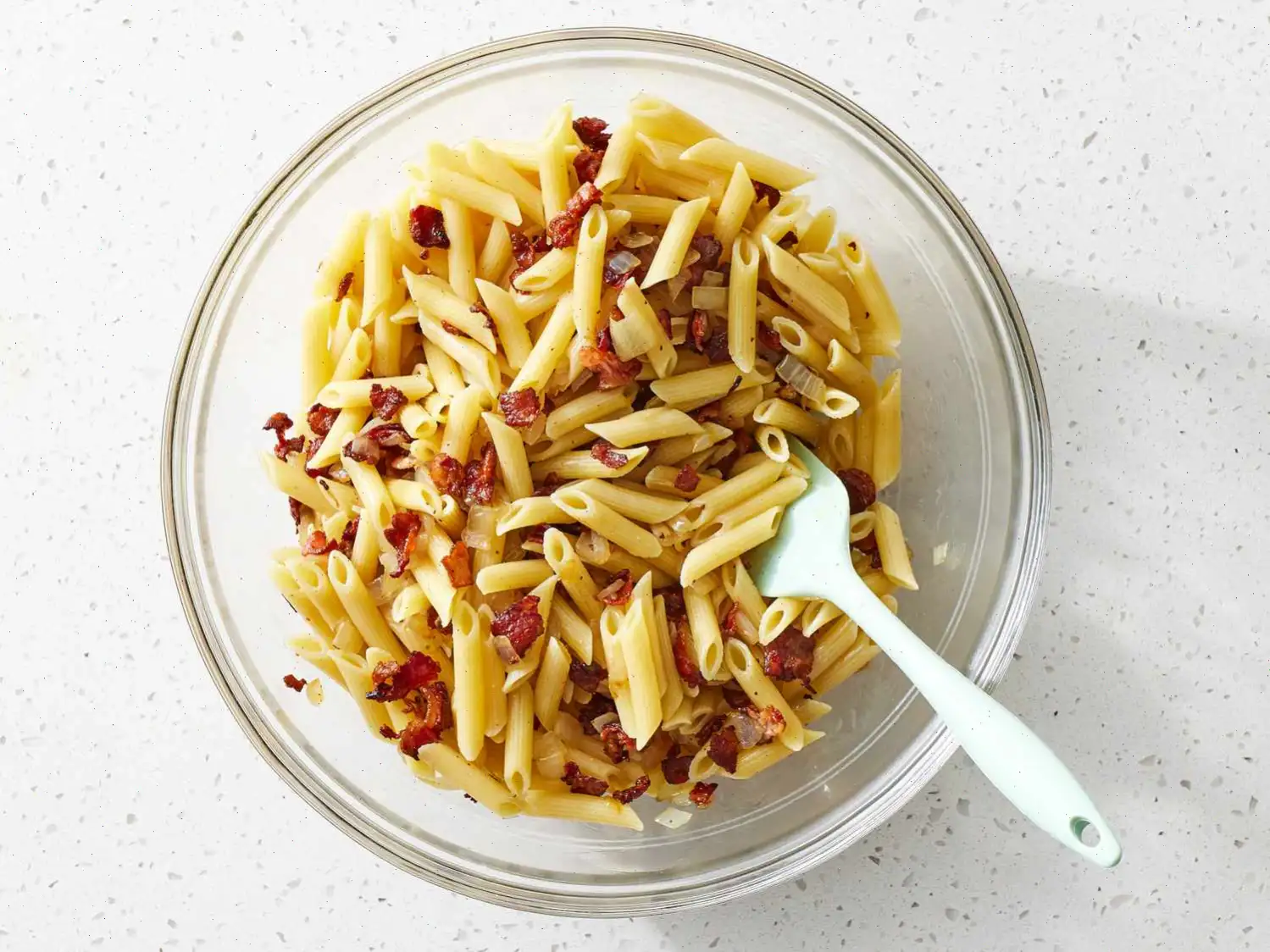 Bacon and Parmesan Penne Pasta Recipe
