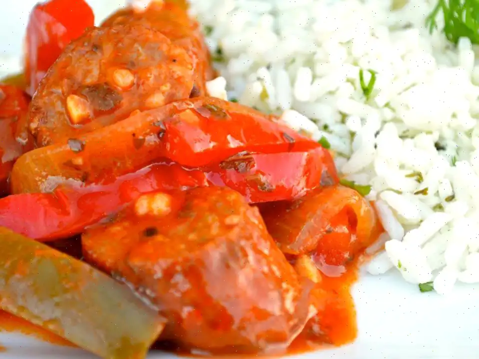 Best Ever Sausage with Peppers, Onions, and Beer! Recipe