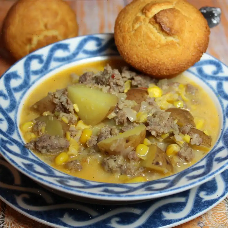 Quick Spicy Sausage Corn Chowder Recipe