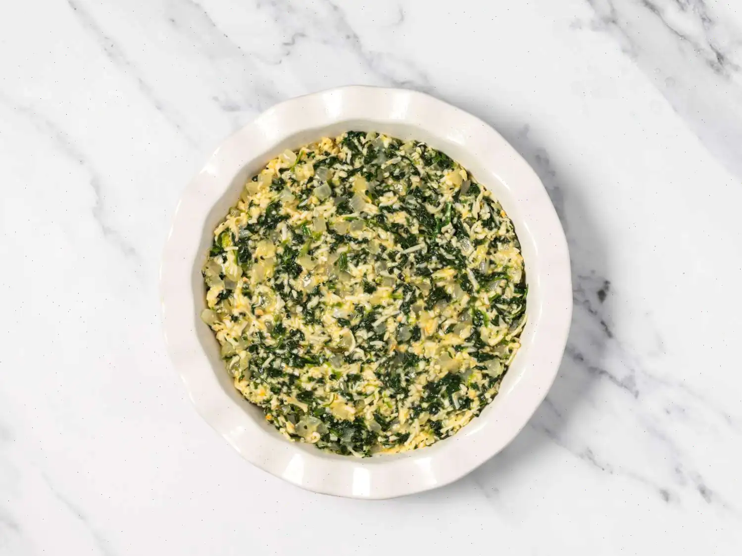 Crustless Spinach Quiche Recipe