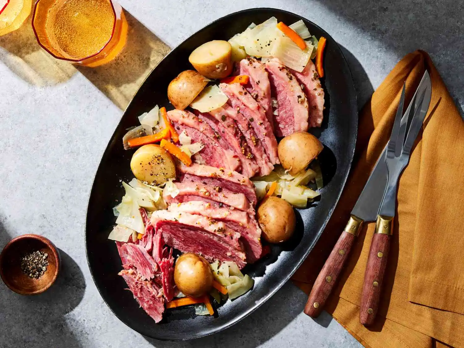 Slow-Cooker Corned Beef and Cabbage Recipe