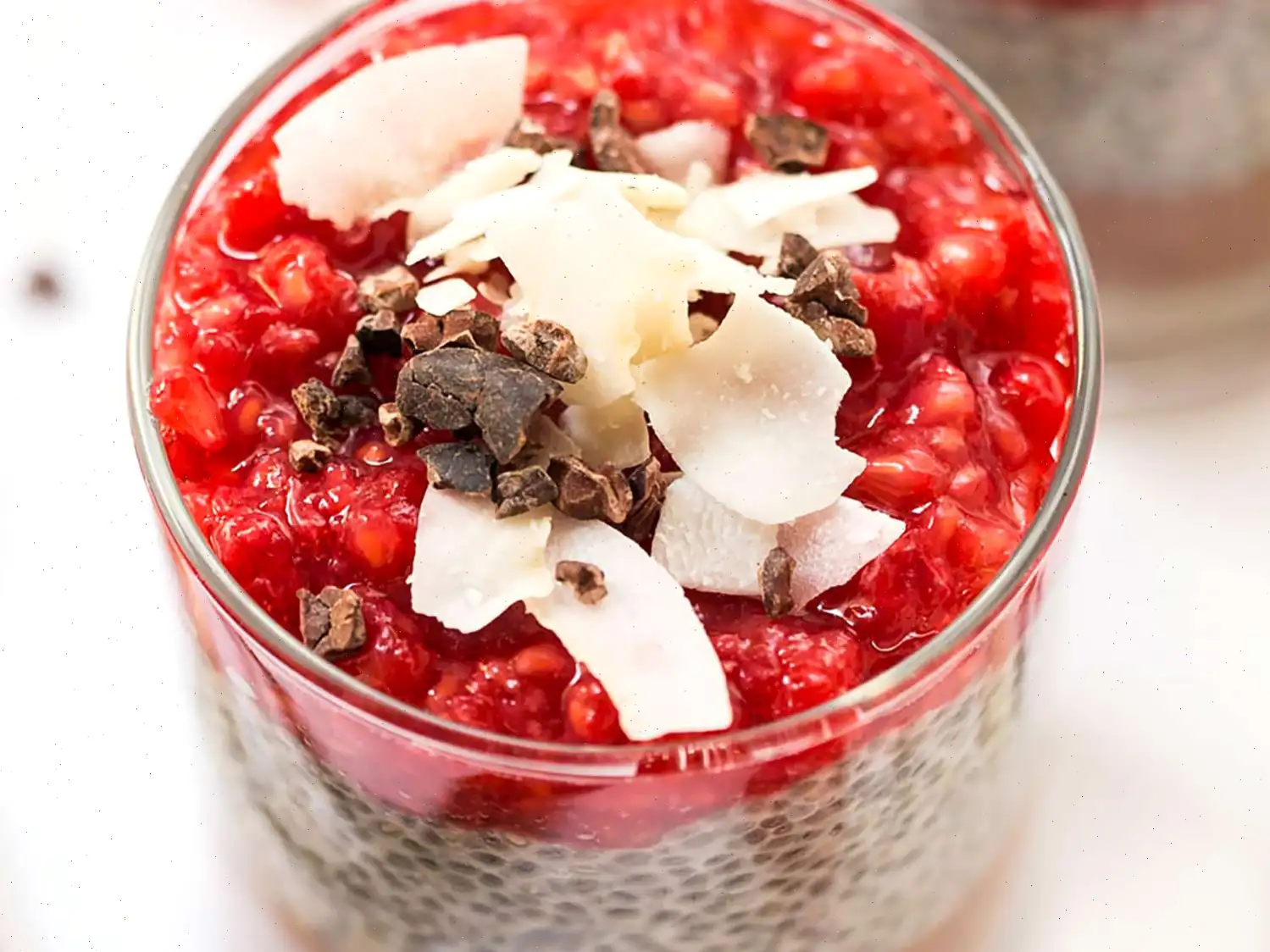 Chocolate Raspberry Chia Parfaits Recipe