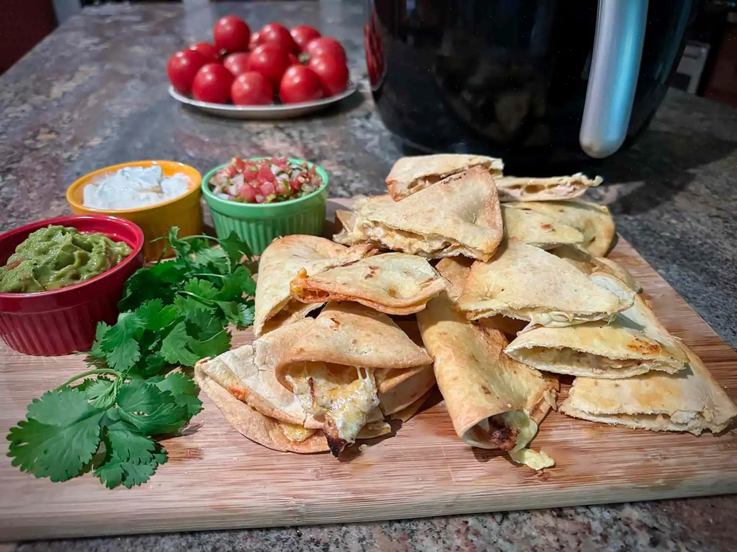 Air Fryer Chicken Quesadillas Recipe
