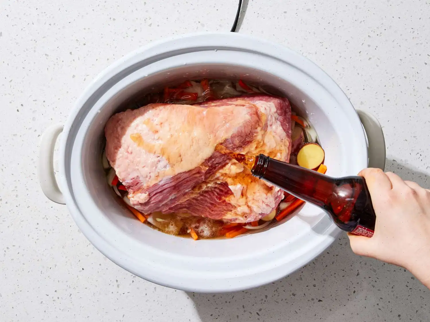 Slow-Cooker Corned Beef and Cabbage Recipe