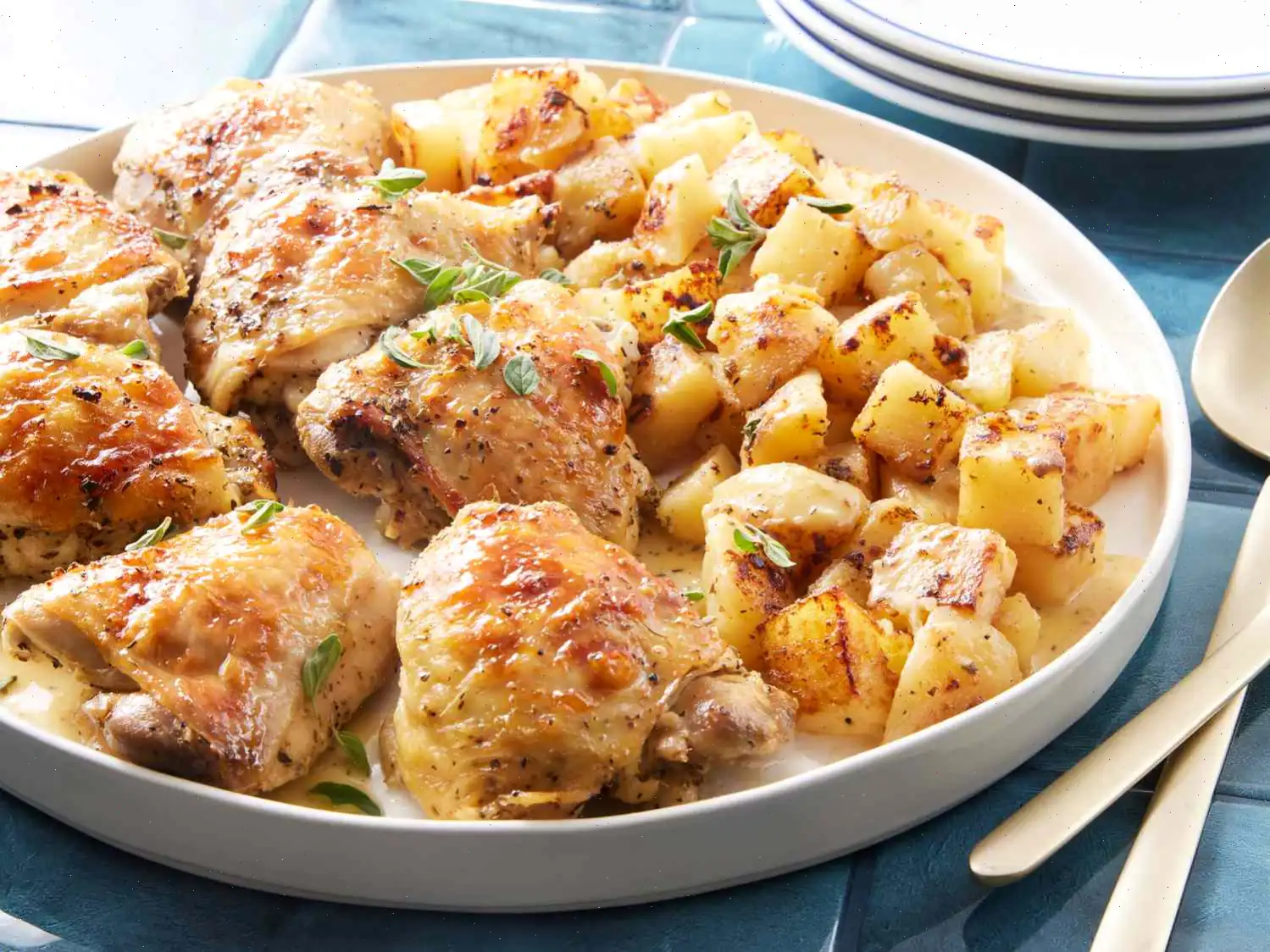 Greek Lemon Chicken and Potatoes Recipe