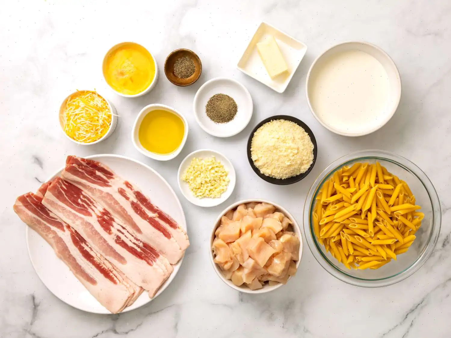 Four-Cheese Chicken Carbonara Recipe