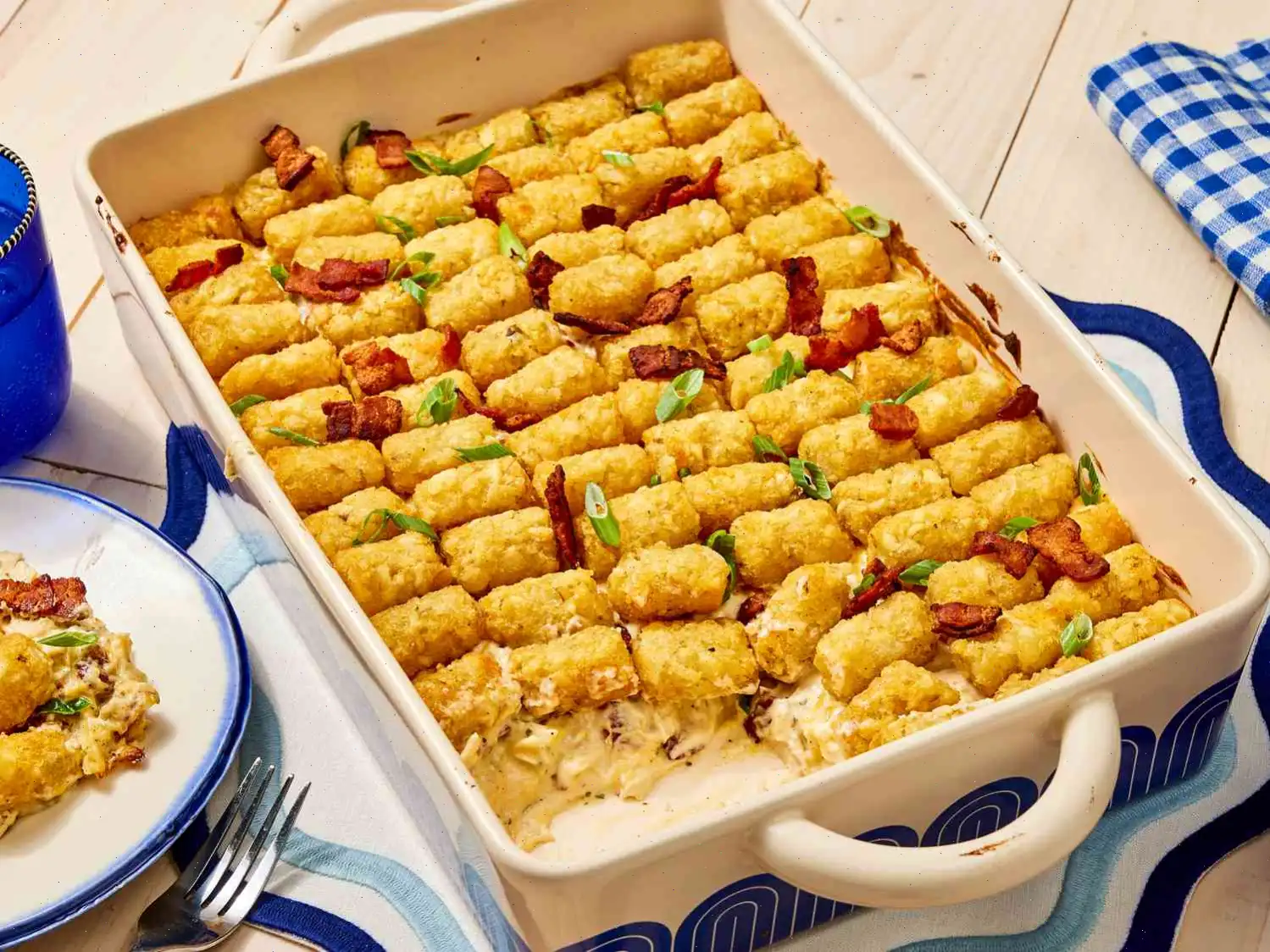 Chicken Bacon Ranch Tater Tot Casserole Recipe
