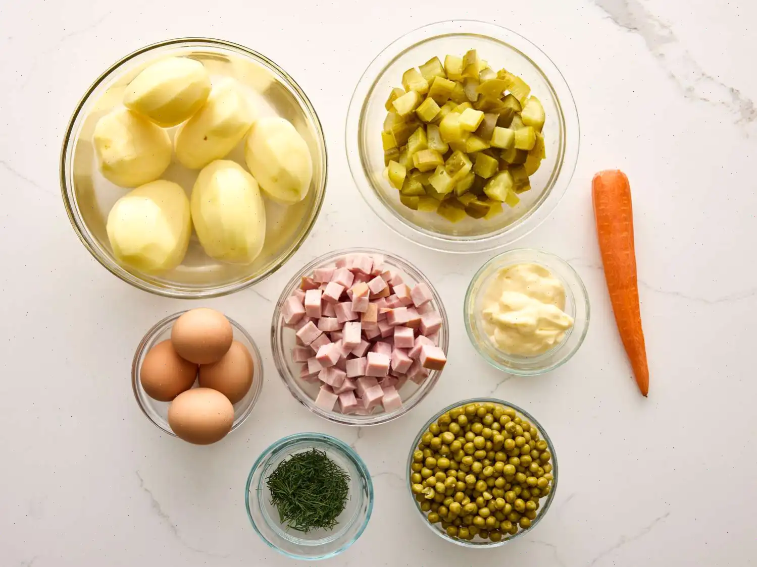 Authentic Russian Salad 'Olivye' Recipe