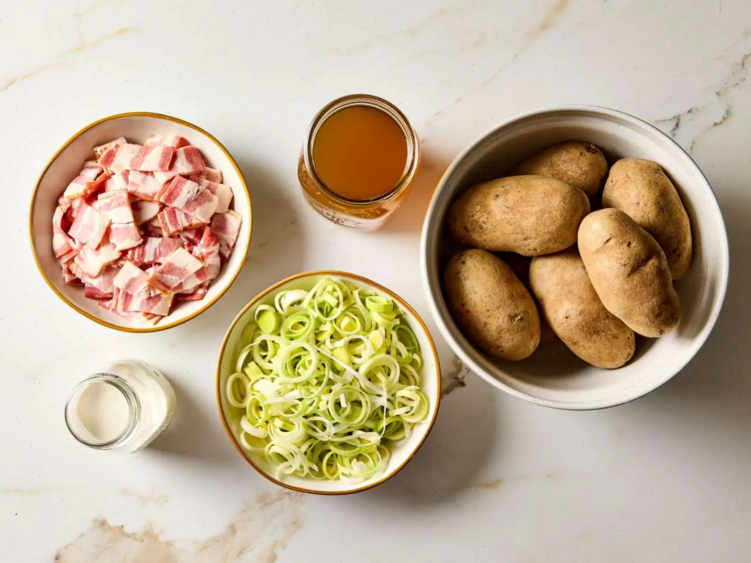 Potato Leek Soup with Bacon Recipe