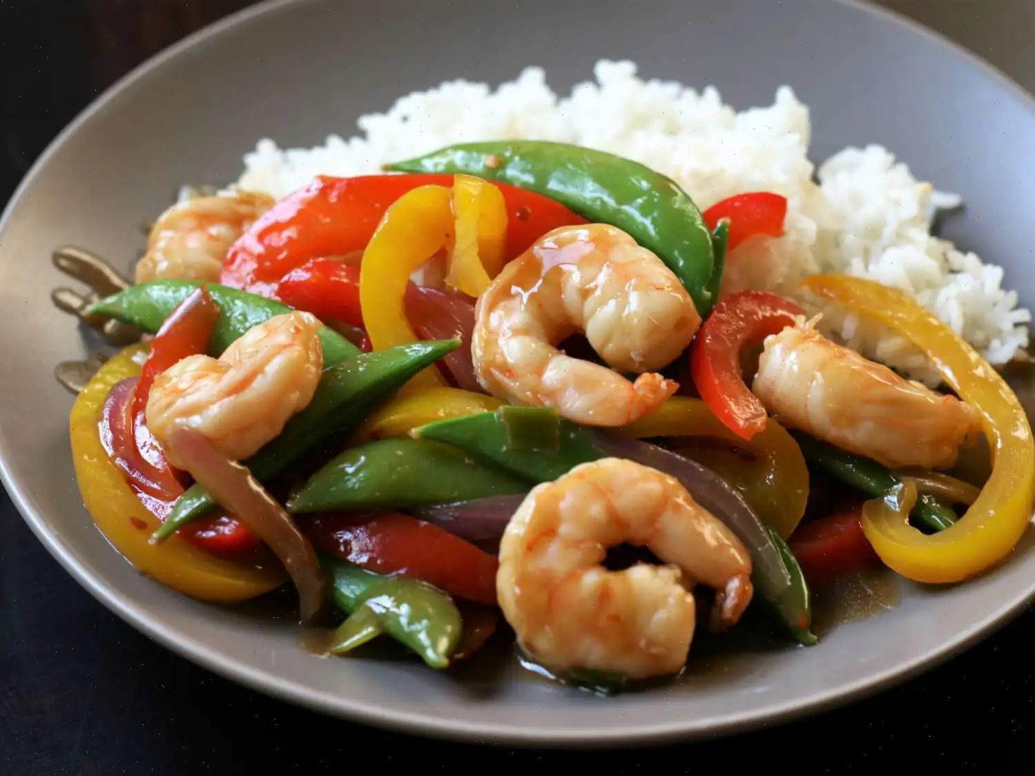 Shrimp and Pepper Stir-Fry Recipe