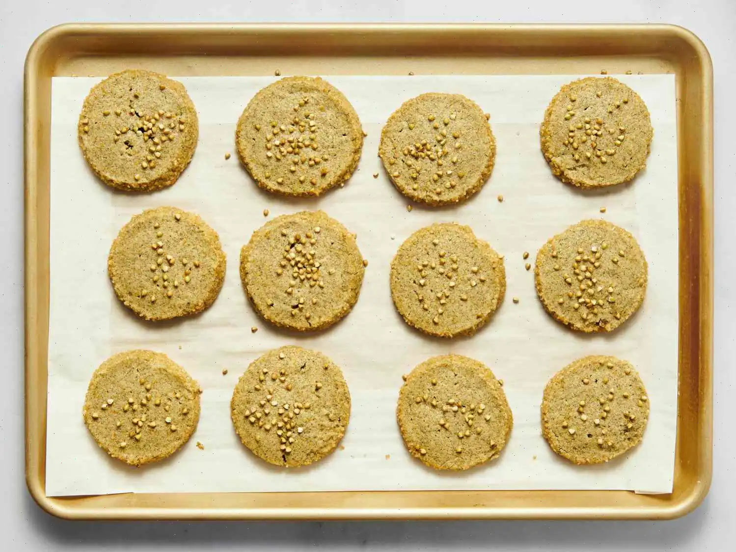 Buckwheat and Orange Shortbread Cookies Recipe
