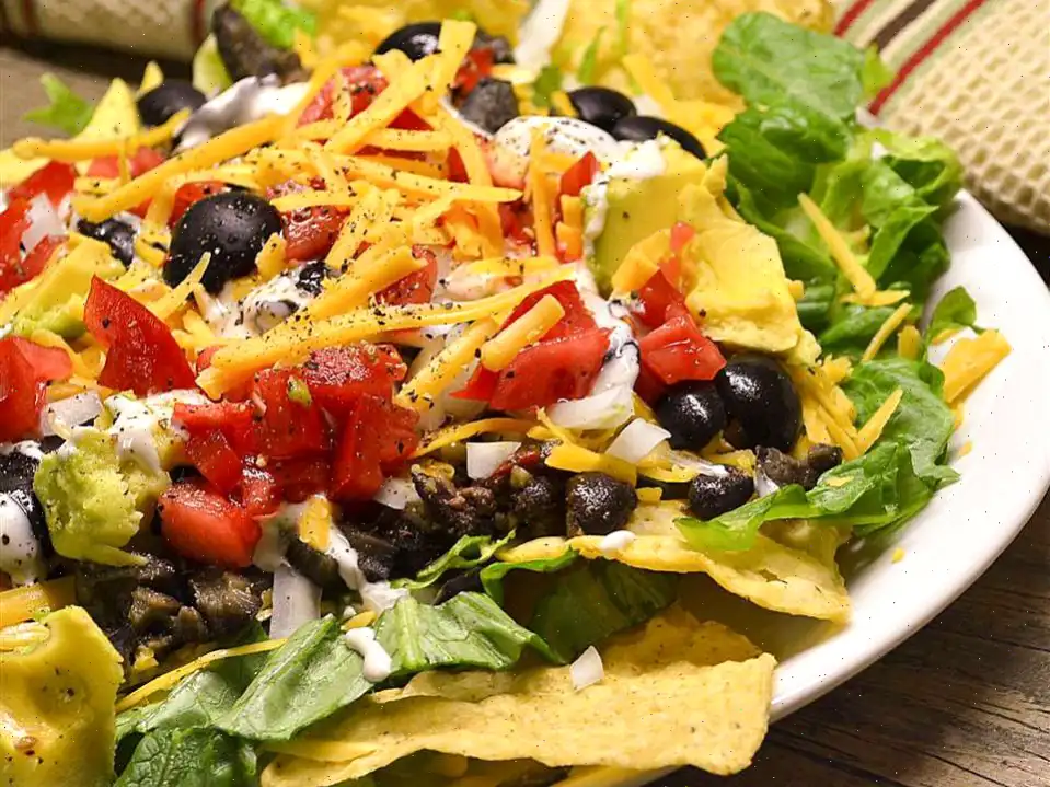 Easy Black Bean Taco Salad Recipe