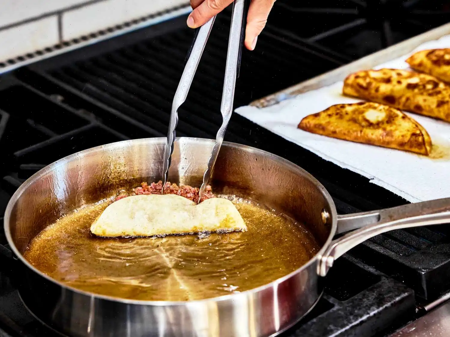 Fried Beef Tacos Recipe