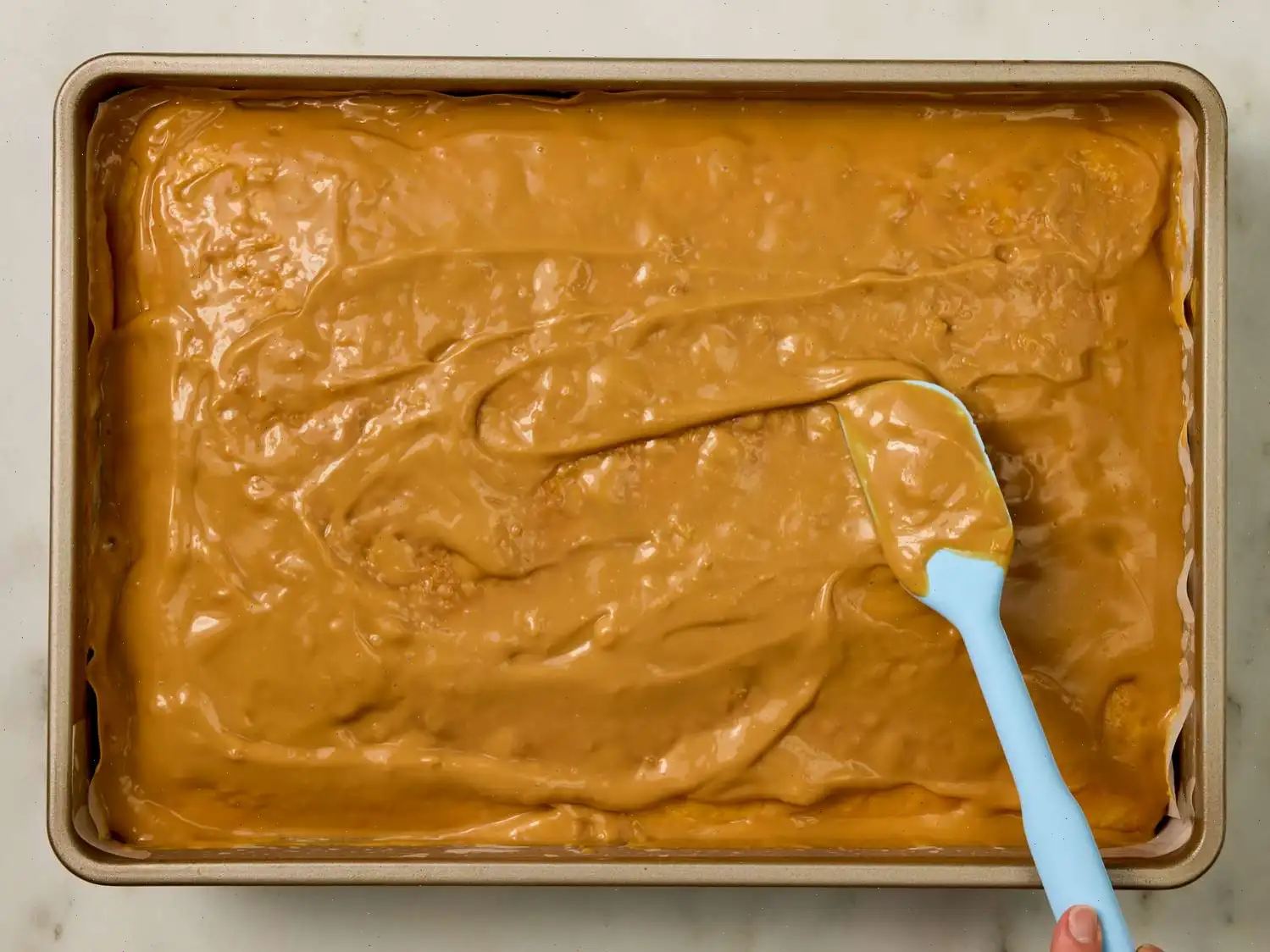 Salted Caramel Irish Cream Poke Cake Recipe