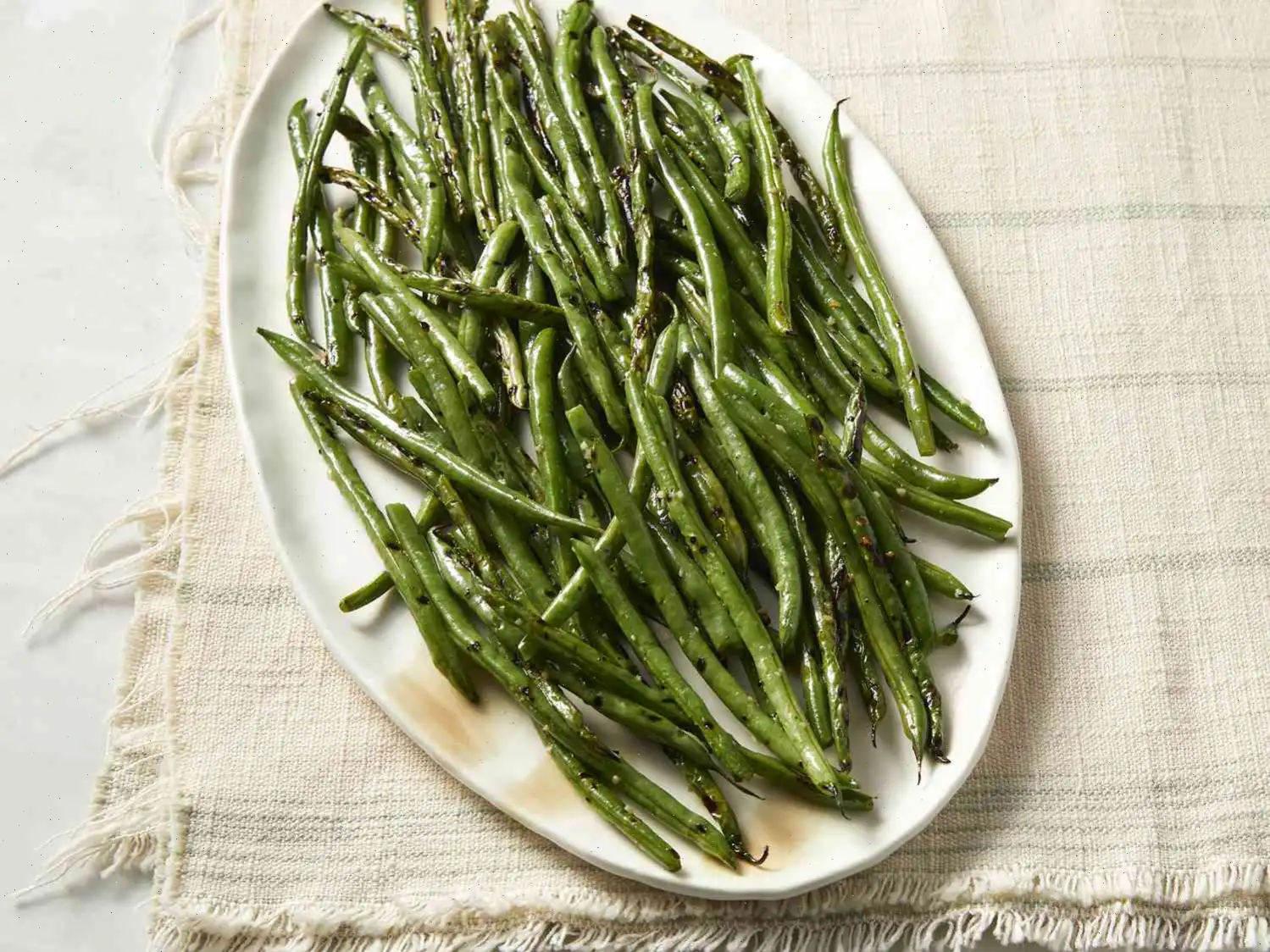 Grilled Green Beans Recipe