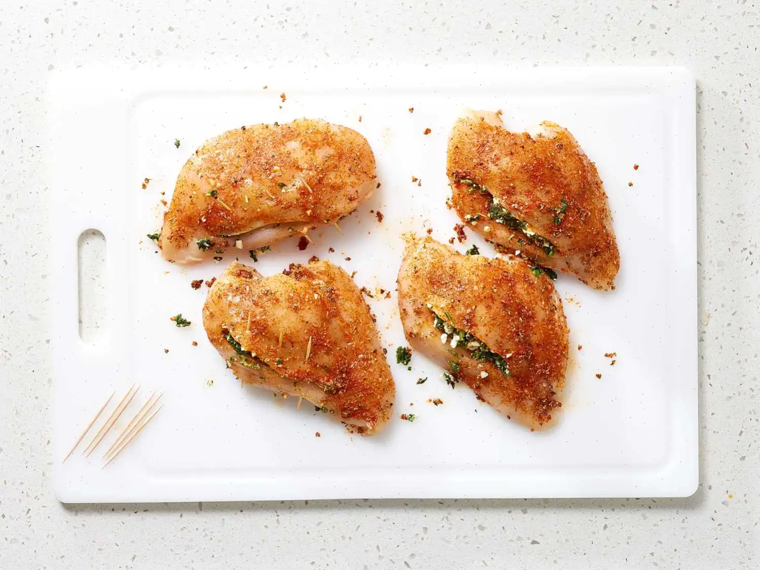 Feta and Spinach Stuffed Chicken Breasts Recipe