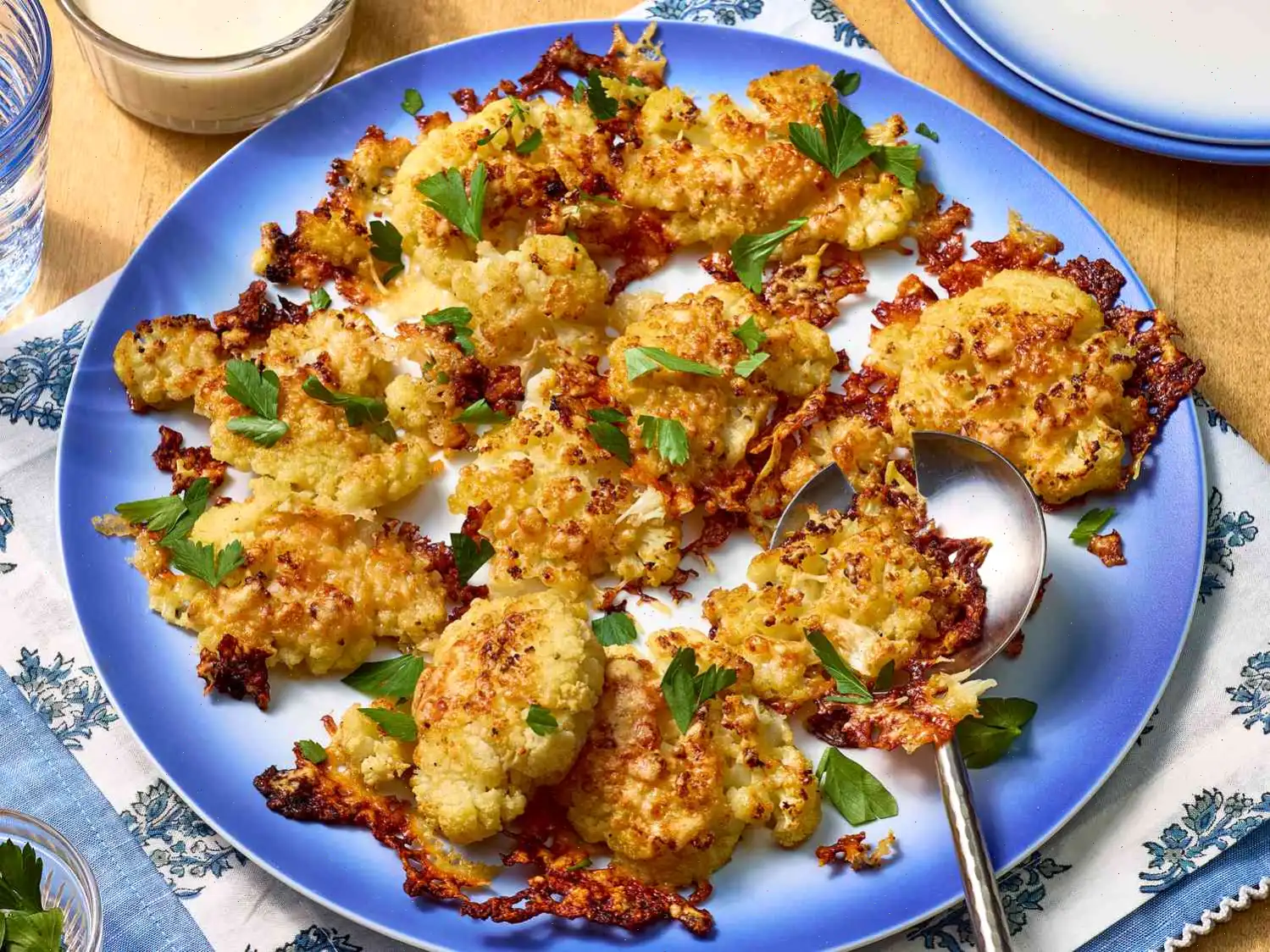 Parmesan-Crusted Smashed Cauliflower Recipe