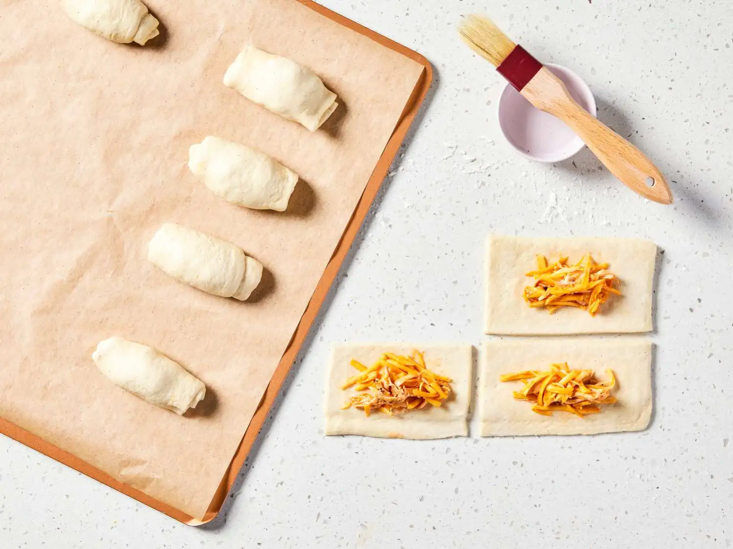 Buffalo Chicken Pizza Rolls Recipe