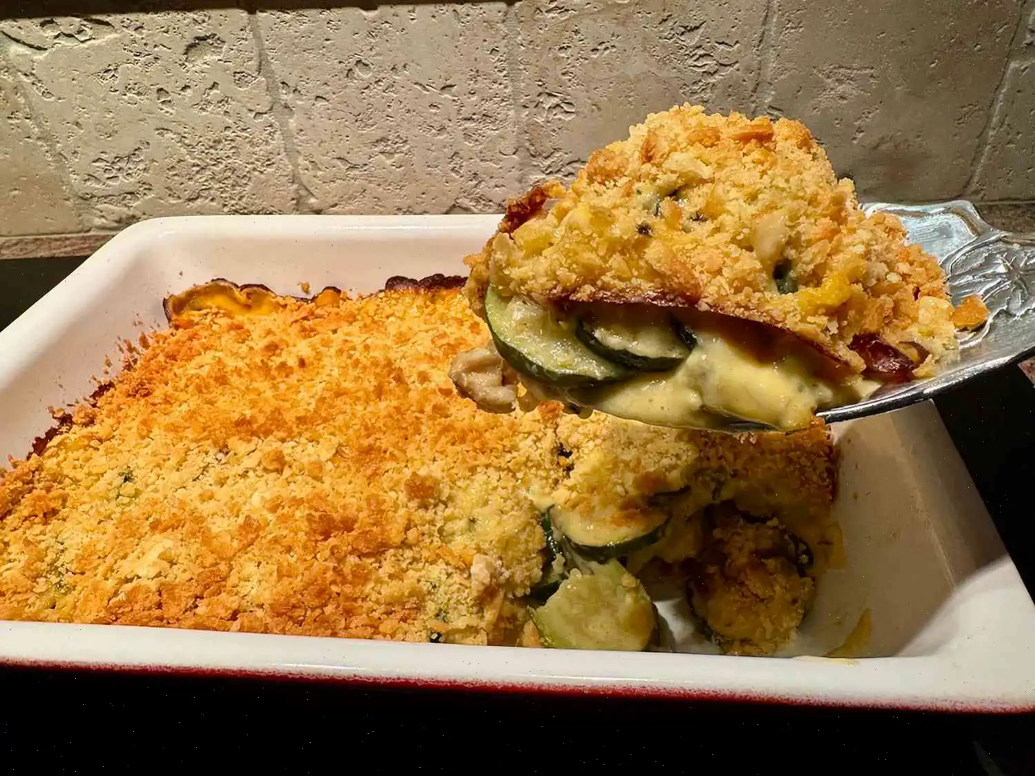 Cheesy Chicken Zucchini Casserole Recipe