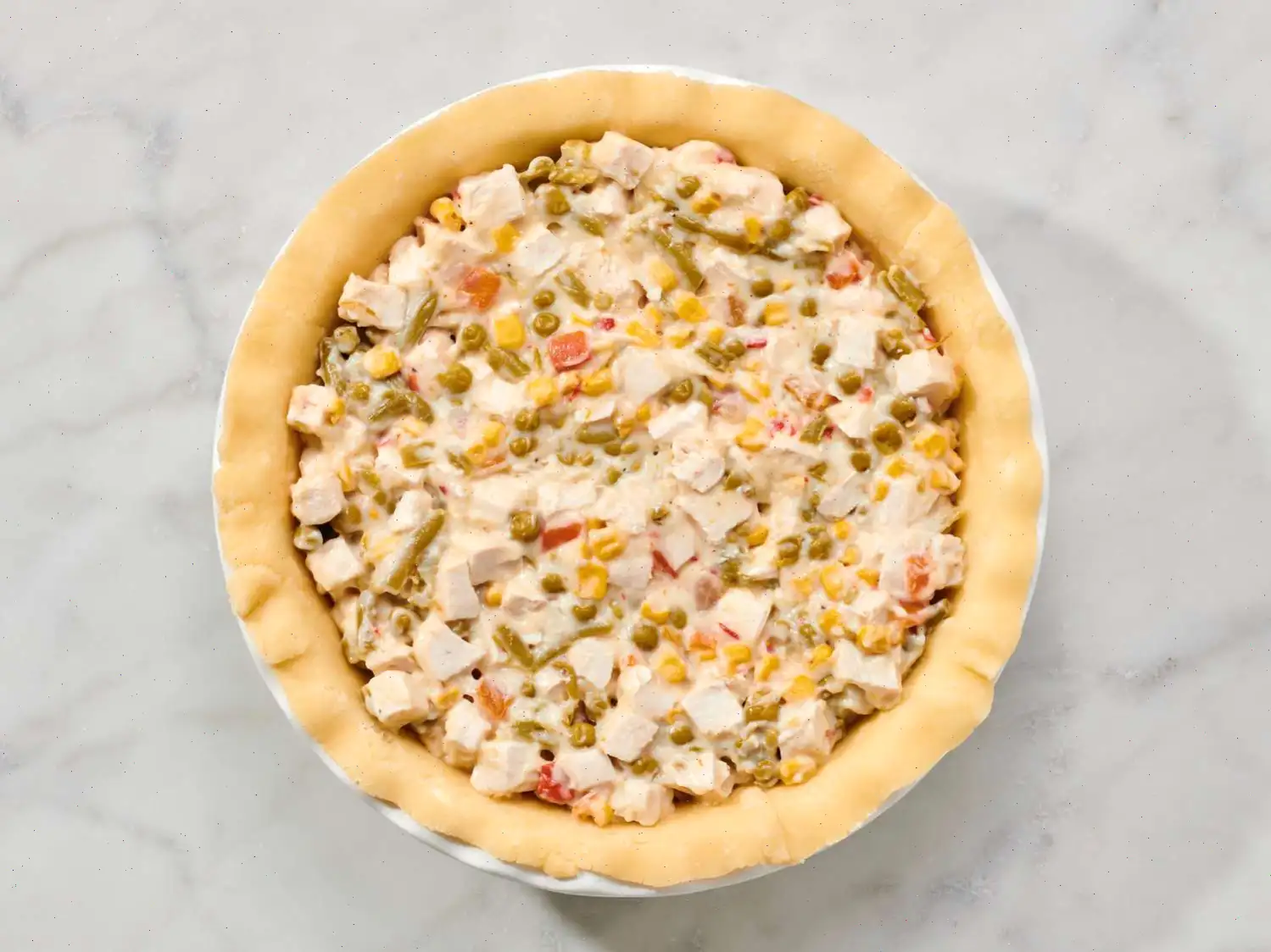 4-Ingredient Chicken Pot Pie Recipe