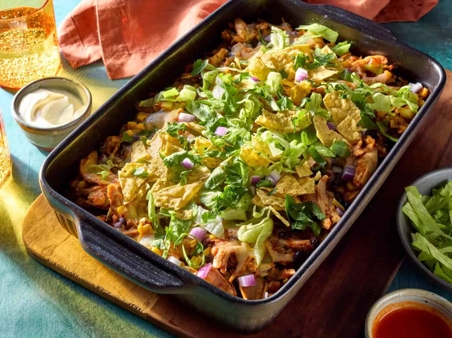 Chicken Taco Dump Dinner Recipe