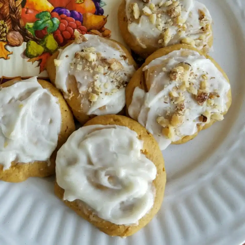 Pumpkin Cookies with Cream Cheese Frosting (The World's Best!) Recipe