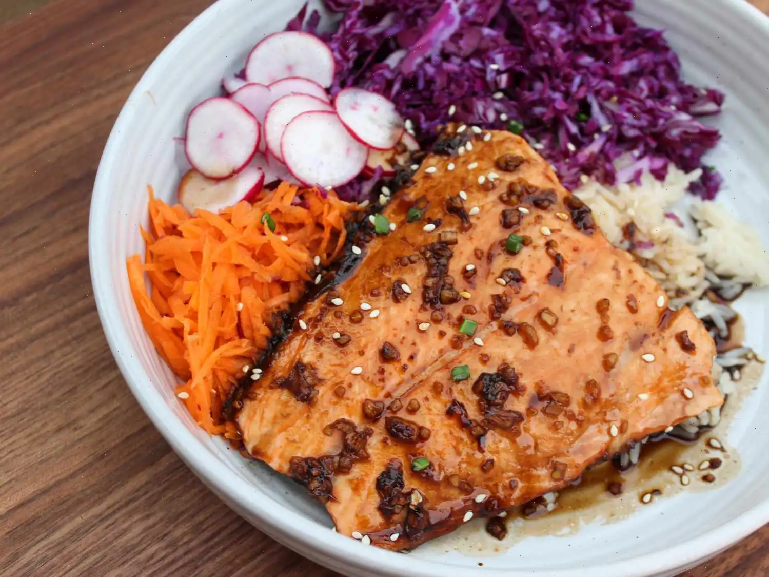 Teriyaki Salmon Bowl Recipe