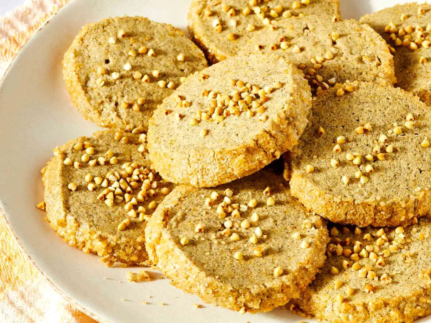 Buckwheat and Orange Shortbread Cookies Recipe