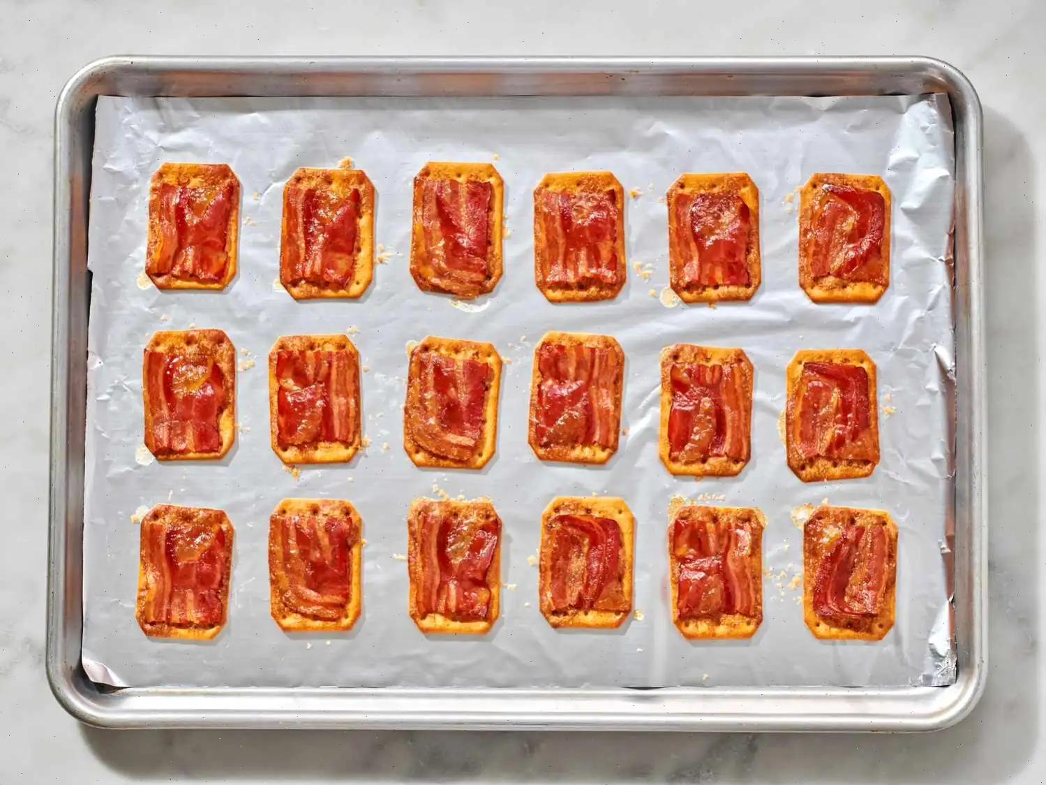 Sweet Bacon Crackers Recipe
