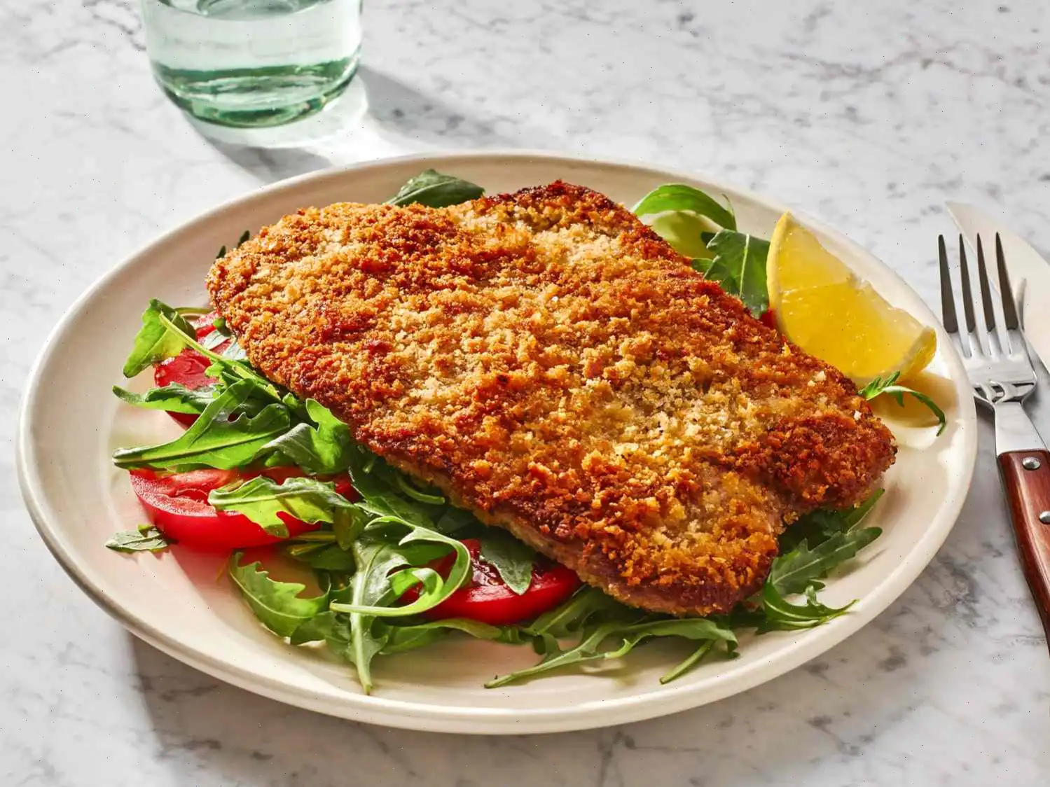 Crispy Garlic Crumb Steak Recipe