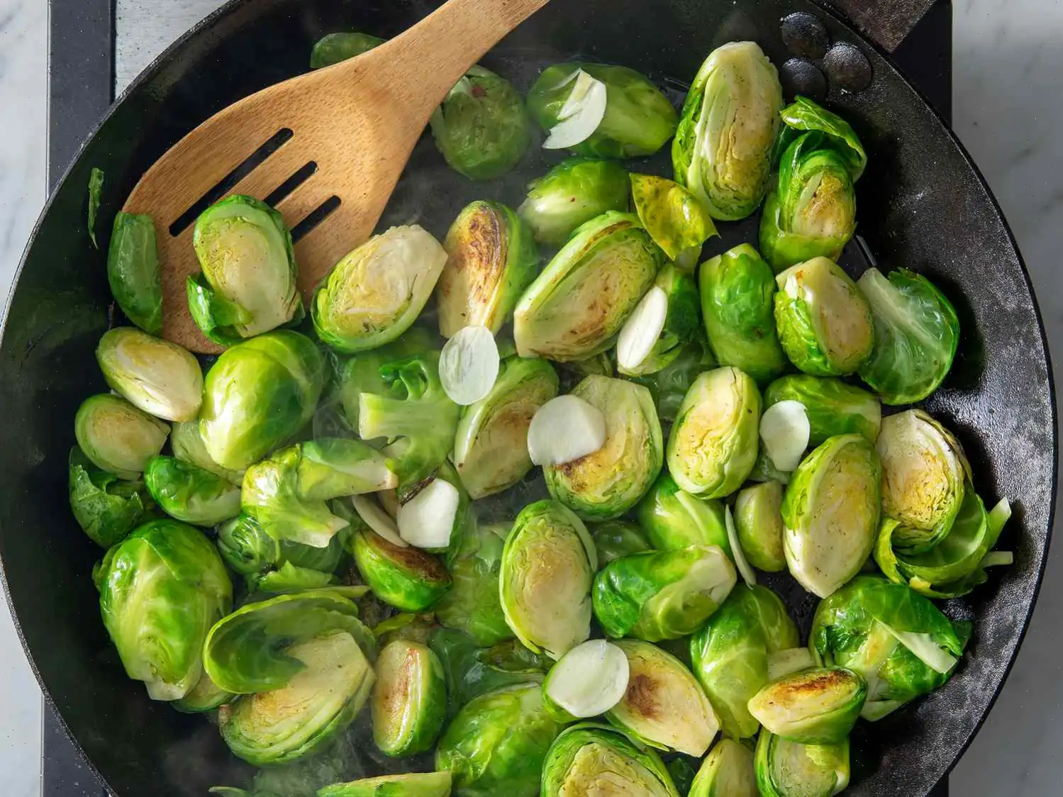 Skillet-Braised Brussels Sprouts Recipe