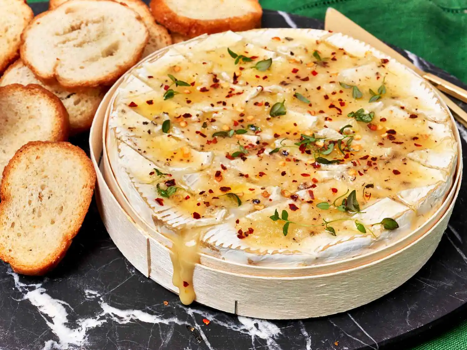 Garlic Butter Baked Brie in a Box Recipe