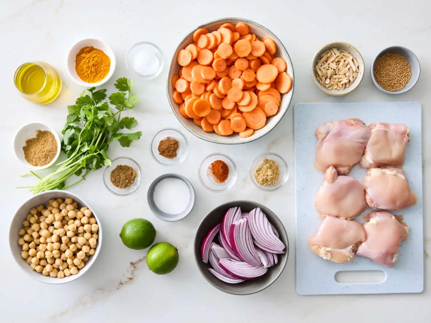 Sheet Pan Chicken and Chickpeas Recipe