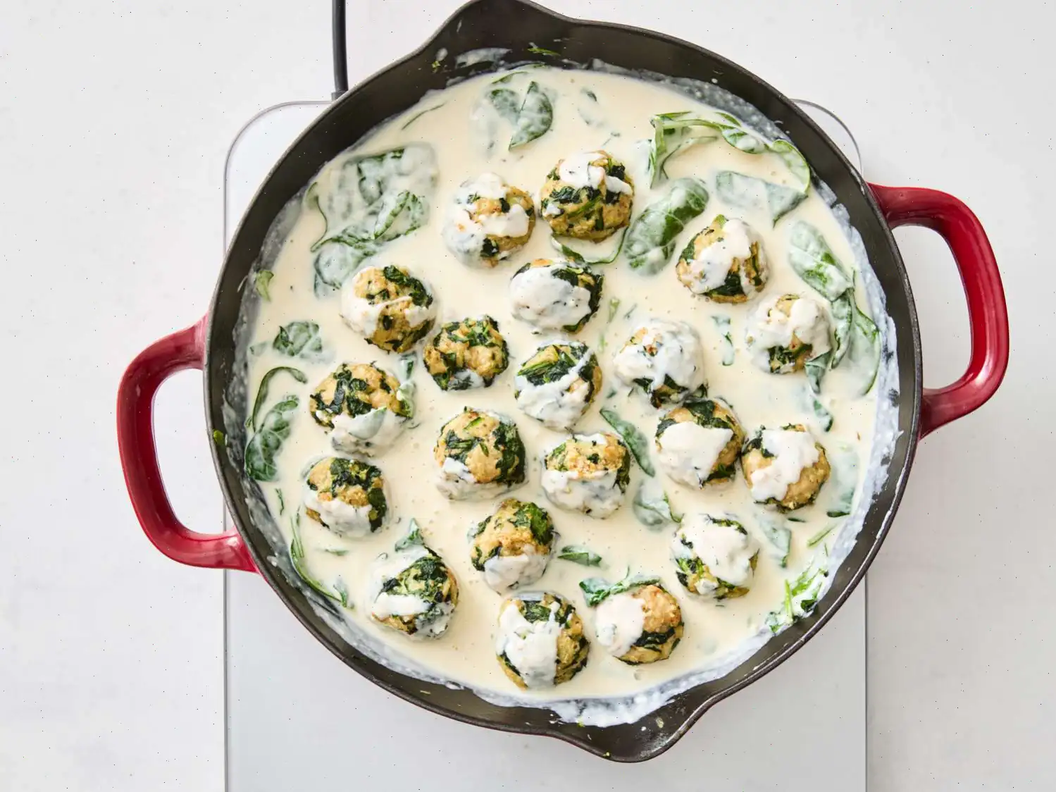 Chicken Florentine Meatballs Recipe
