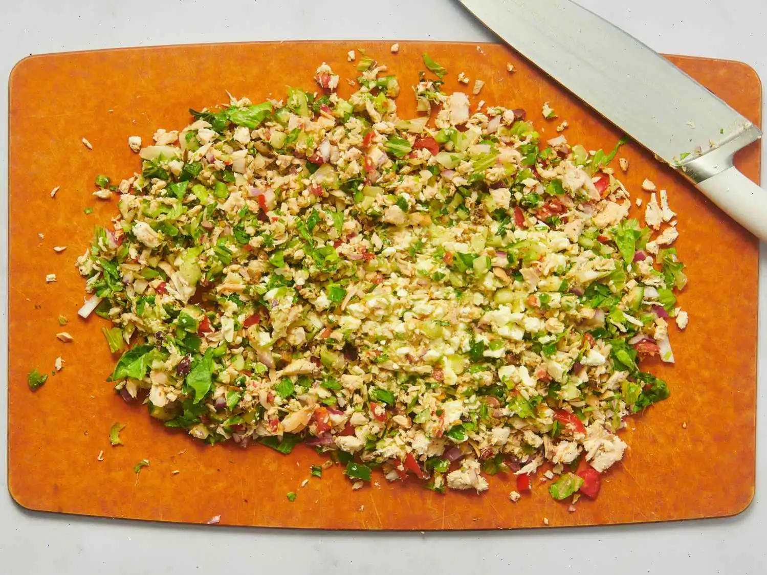 Chopped Greek Chicken Sandwich Recipe