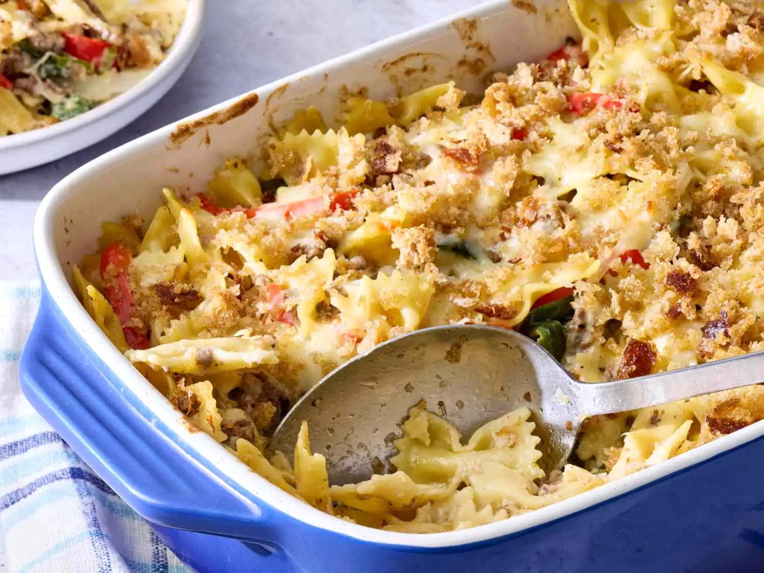 Philly Cheesesteak Casserole Recipe