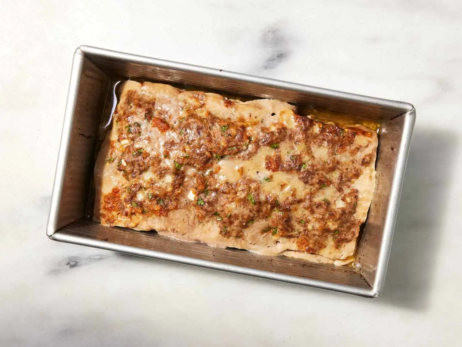 Low-Carb Meatloaf with Pork Rinds Recipe