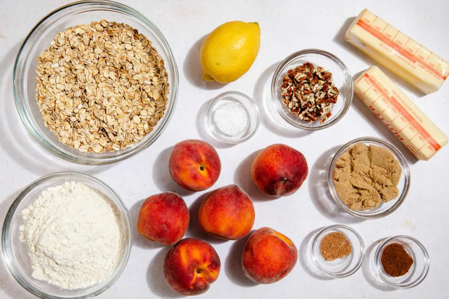 Grandma’s Sheet Pan Peach Crisp