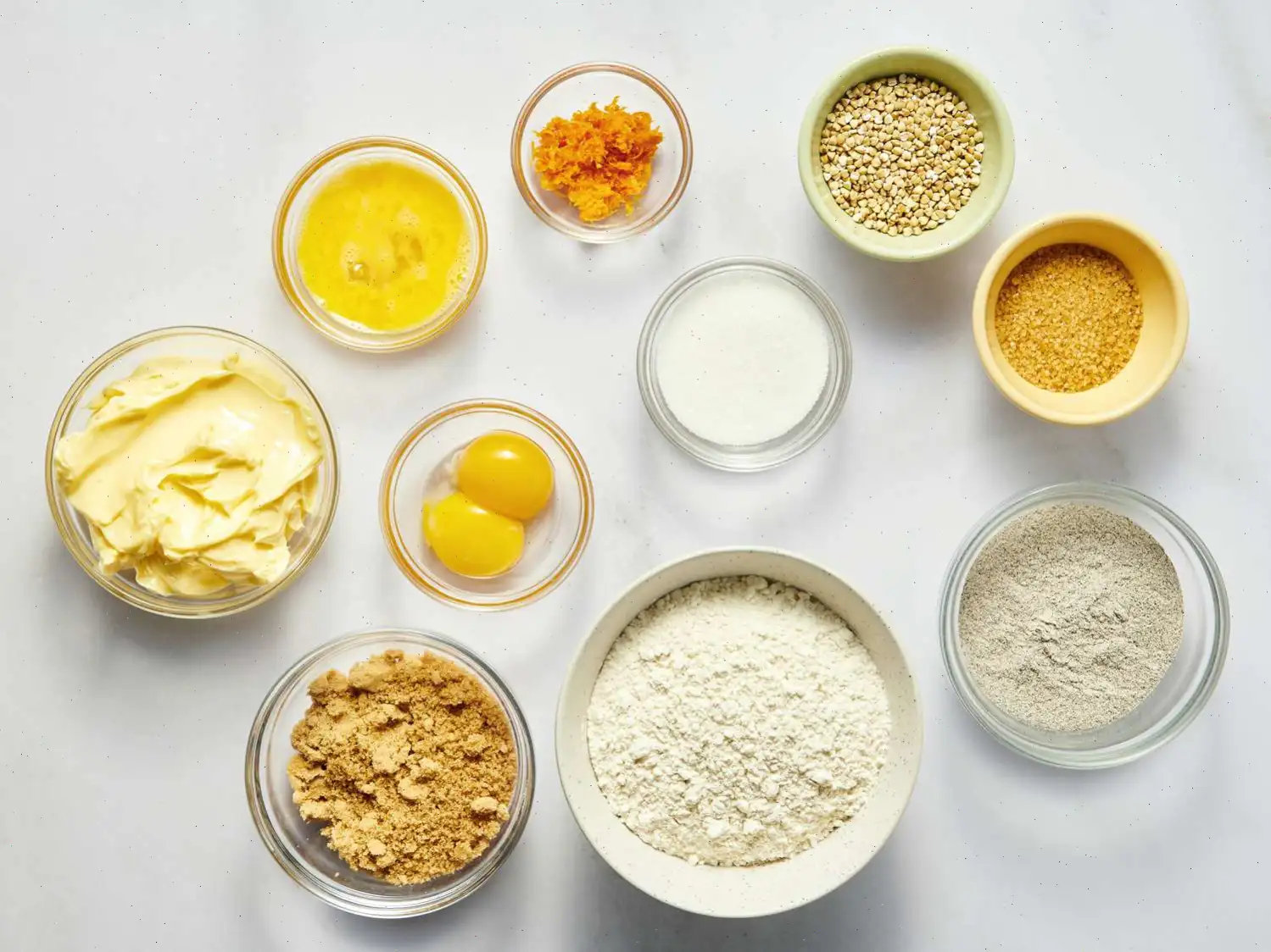 Buckwheat and Orange Shortbread Cookies Recipe