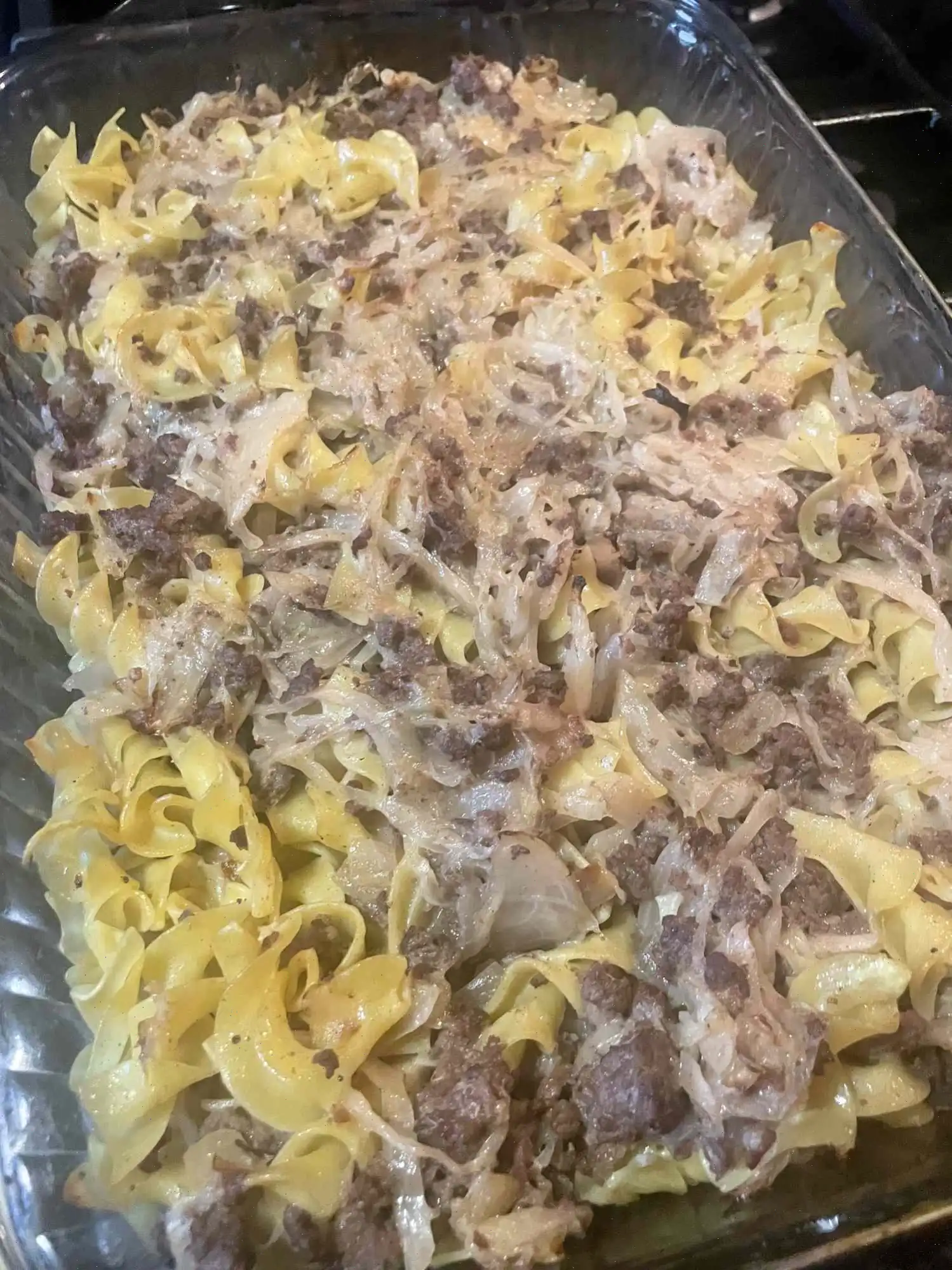 Grandma Pat's Sauerkraut Hotdish Recipe