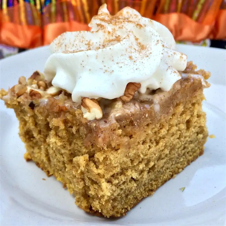 Iced Pumpkin Spice Cake Recipe