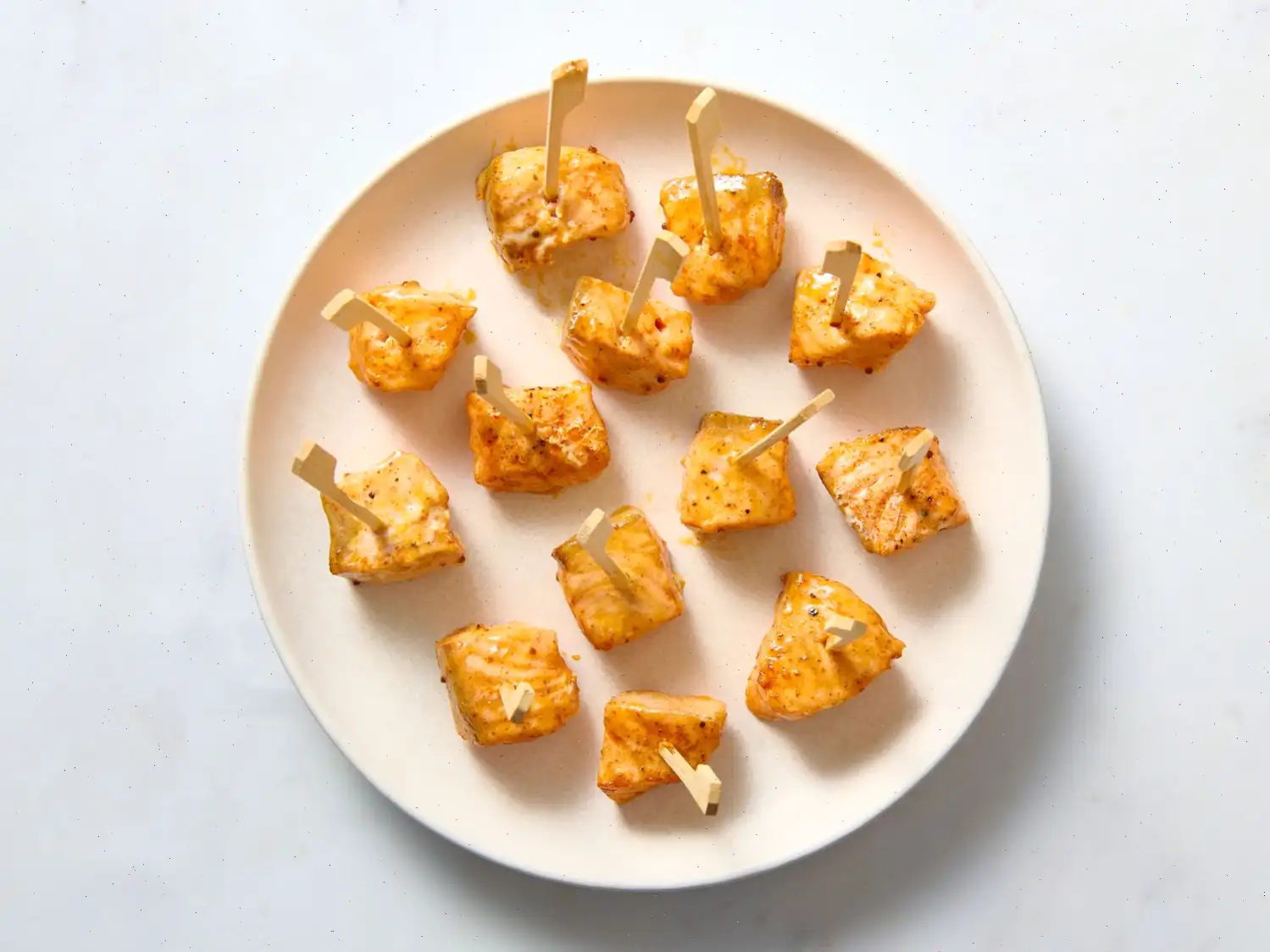 Air Fryer Honey Mustard Salmon Bites Recipe