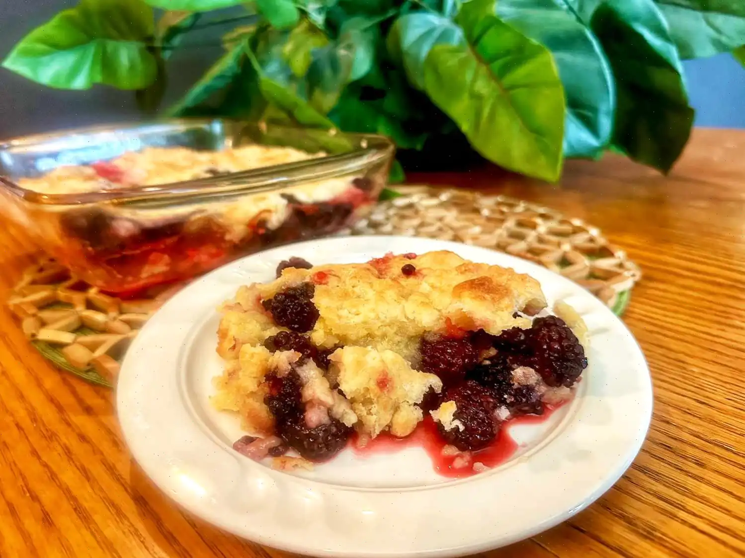 One Bowl Blackberry Cobbler Recipe