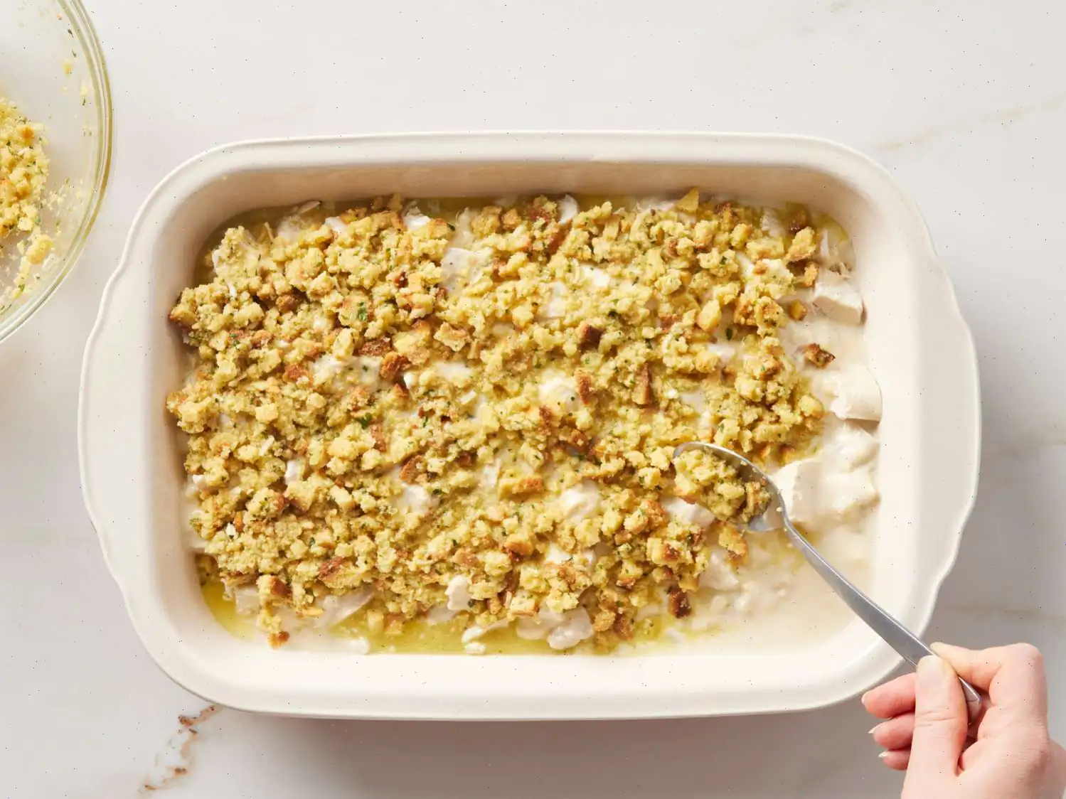 Aunt Jewel's Chicken Dressing Casserole Recipe