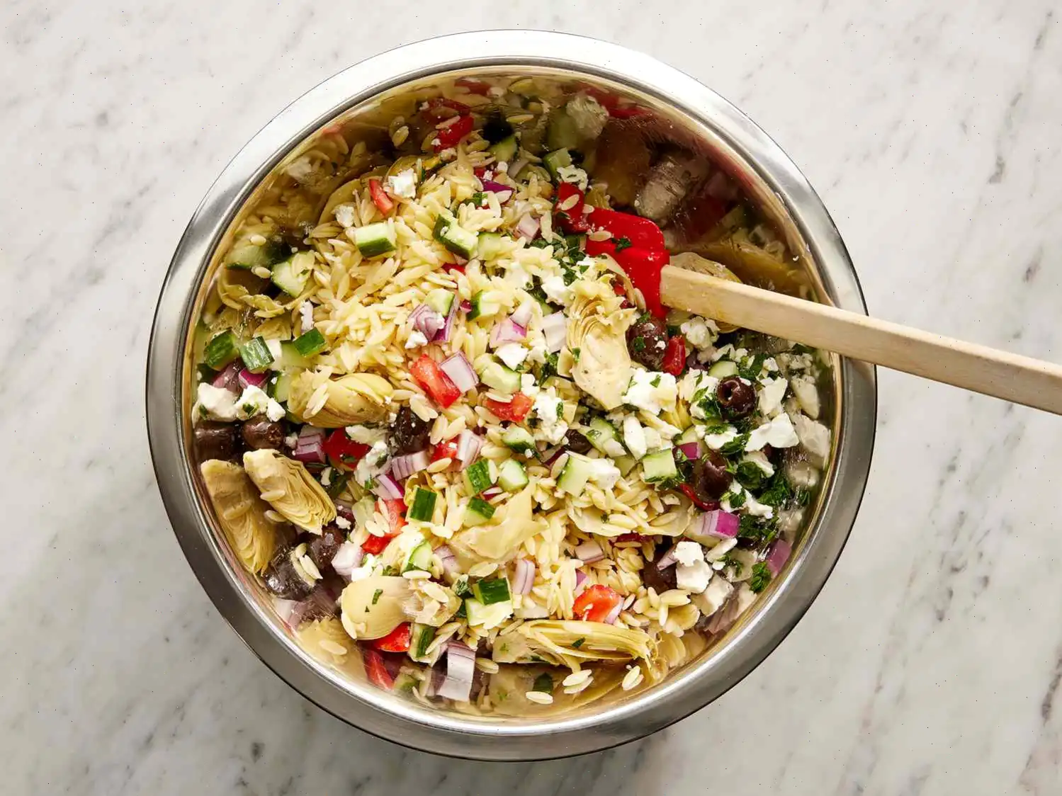 Greek Orzo Salad Recipe