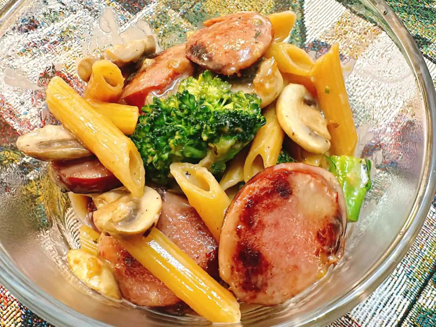 Cheesy Kielbasa Pasta Recipe