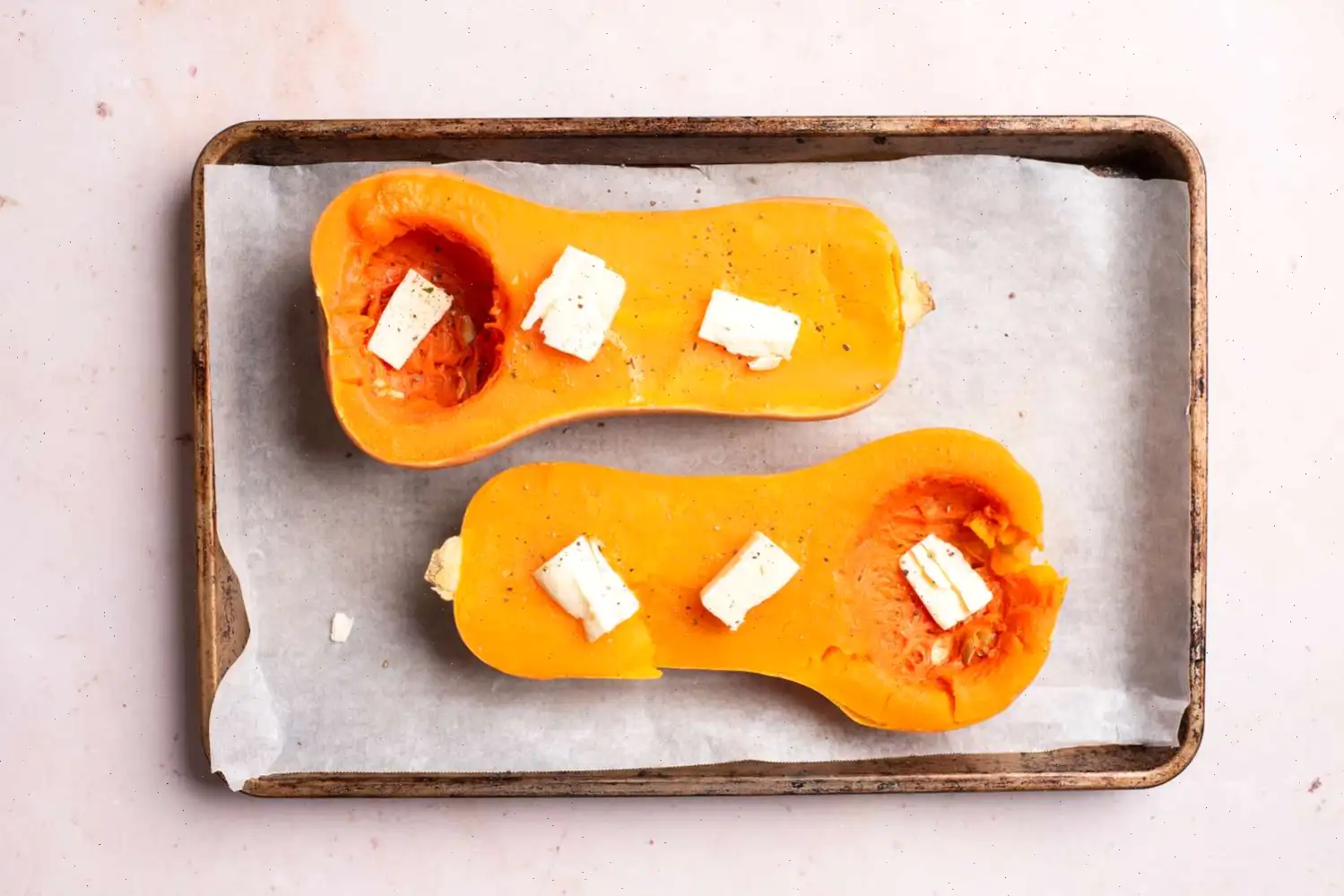 Savory Stuffed Butternut Squash Recipe