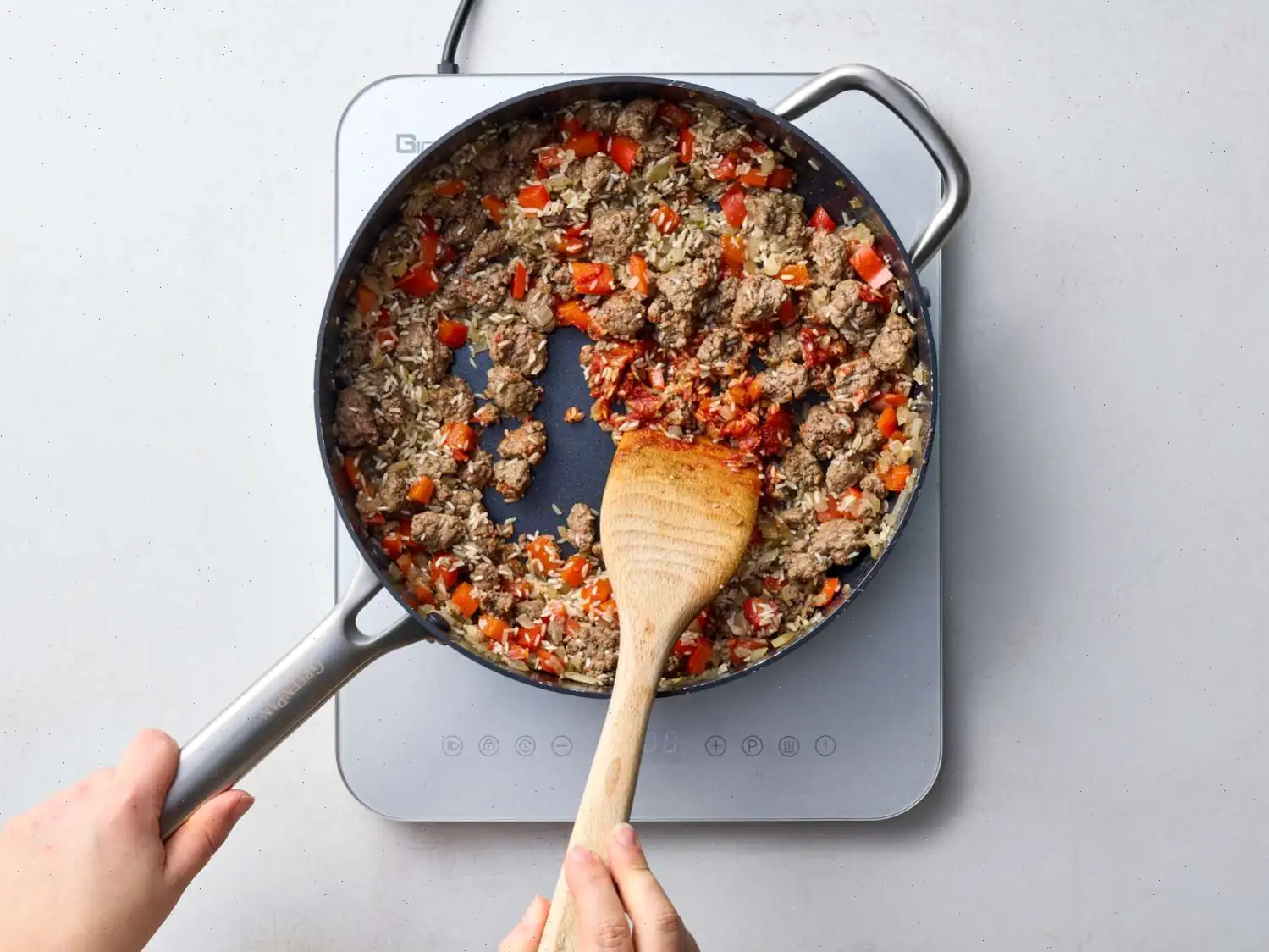 Ground Beef and Rice Skillet Recipe